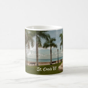 Mug Sainte-Croix Îles Vierges Plage tropicale Palms