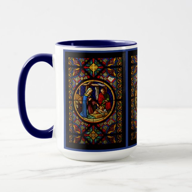 Mug Sainte Famille "Vitrail"  (Gauche)