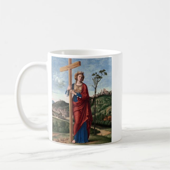 Mug Sainte Hélène avec la Vraie Croix Art sacré (Gauche)