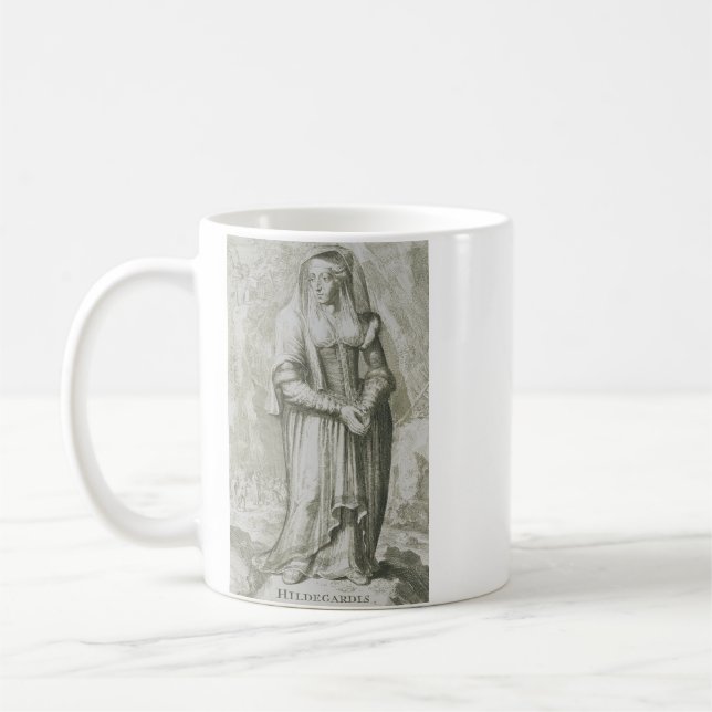 Mug Sainte Hildegarde de Bingen Art Mystique Médiéval (Gauche)