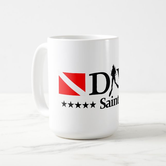 Mug Sainte-Lucie DV4 (Devant gauche)