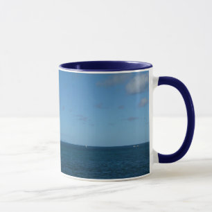Mug Sainte-Lucie Horizon Océan Bleu