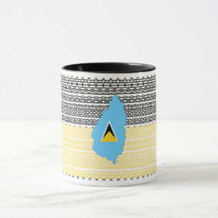 Mug Sainte-Lucie - Mes racines sont profondes, tout co