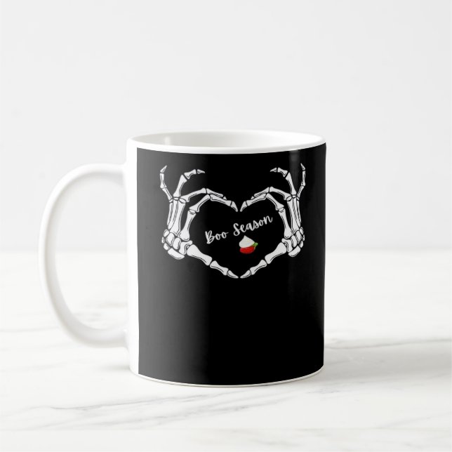 Mug Saison classique Skeleton Hand Heart (Gauche)