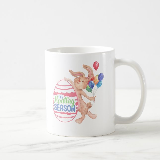 Mug Saison de chasse au lapin, Pâques (Droite)