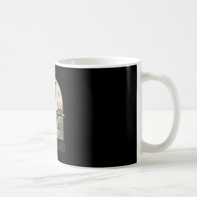 Mug Saison de chasse aux canards colverts volants pour (Droite)