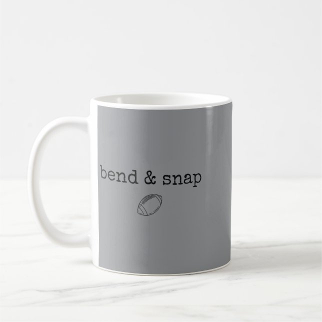 Mug Saison de touchdown de jeu de football Bend And Sn (Gauche)