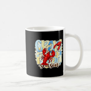 Mug Saison des écrevisses à carreaux drôle de fruits d