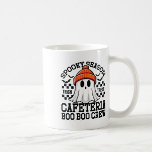 Mug Saison éffrayante A Cafétéria Boo Crew Enseignant 
