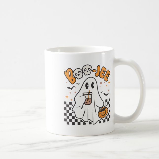 Mug Saison éffrayante Cute Boujee Ghost Costume d'Hall (Droite)
