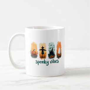 Mug Saison effrayante, Fantôme de Halloween vintage
