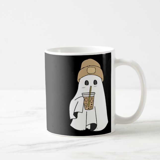 Mug Saison éffrayante Jote Retro Ghost Ice Coffee Hall (Droite)
