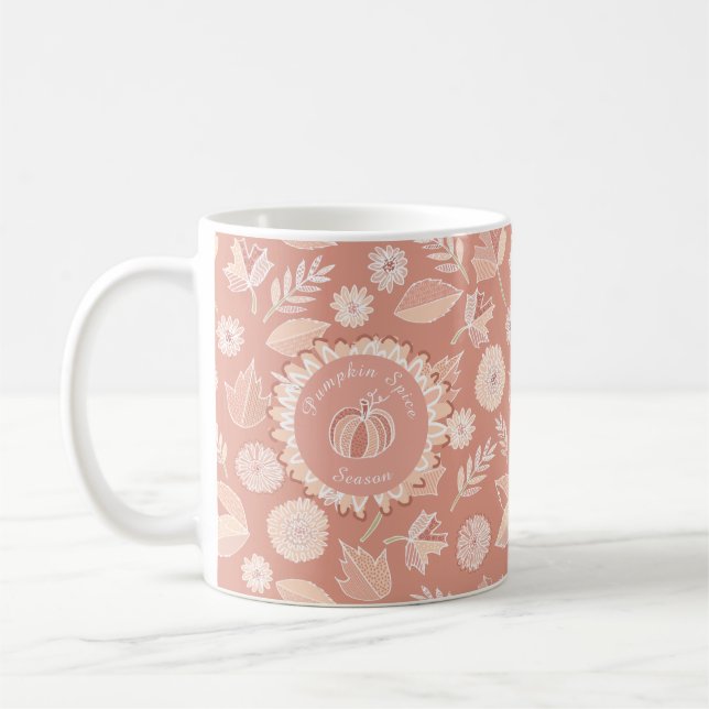 Mug Saison épicée citrouille automne automne congé mam (Gauche)