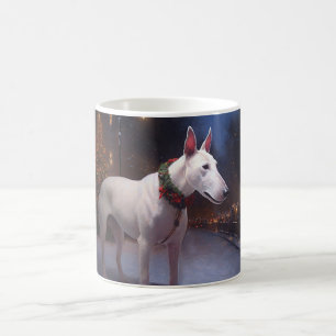 Mug Saison Festive de Noël Bull Terrier