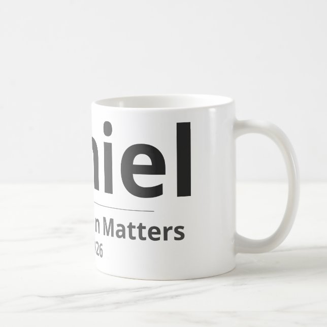 Mug Saison Personnalisé – Cadeau avec Nom & Année  (Droite)