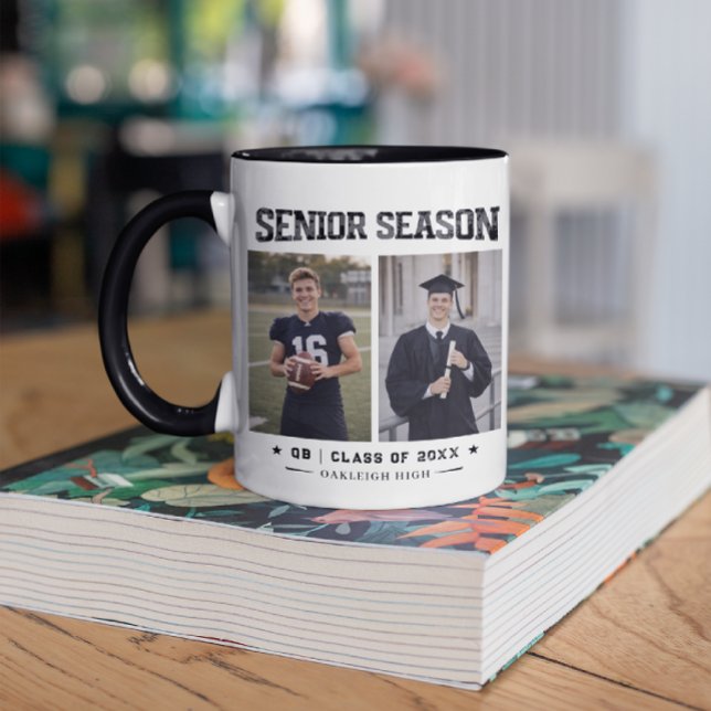 Mug Saison senior | Photo de remise des diplômes 2 (Créateur téléchargé)