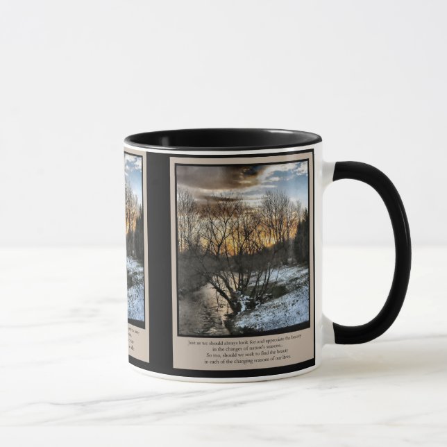 Mug Saisons de cadeaux inspirationnels de nos vies (Droite)