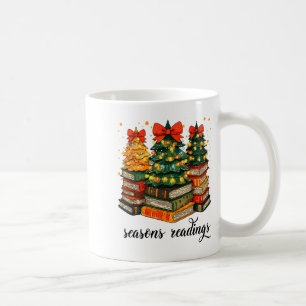 Mug Saisons Vintage Lectures Tous Réservés Pour Noël 