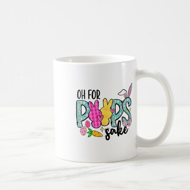Mug Sake Imprimé Lapin de Pâques Drôle Gles Joyeuses P (Droite)