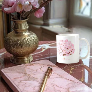 Mug Sakura Tree en pleine floraison - Elégant design d