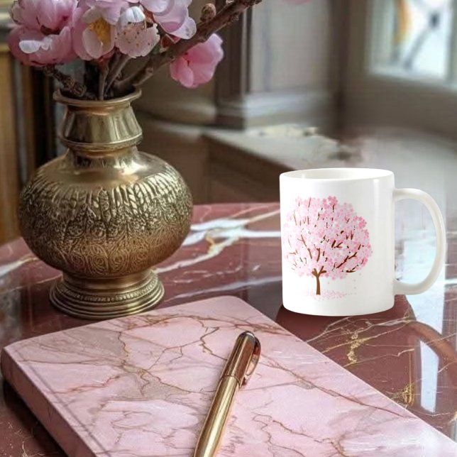 Mug Sakura Tree en pleine floraison - Elégant design d (Créateur téléchargé)
