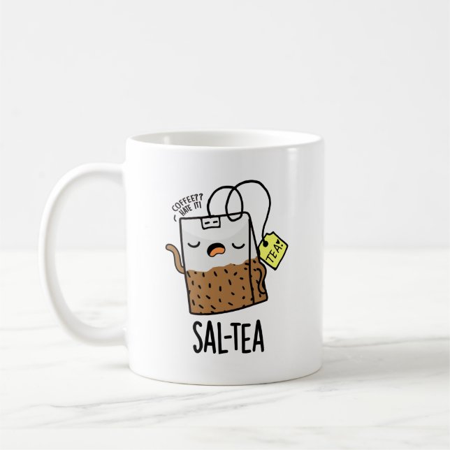 Mug Sal-té Blague de thé drôle  (Gauche)