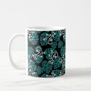 Mug Salamander et Motif de la feuille verte