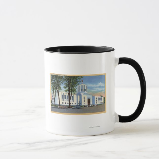 Mug Salem, Oregon - Vue de l'immeuble du Capitole de l (Droite)
