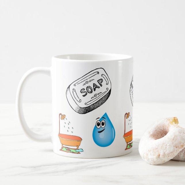 Mug salle de bain (Avec donut)