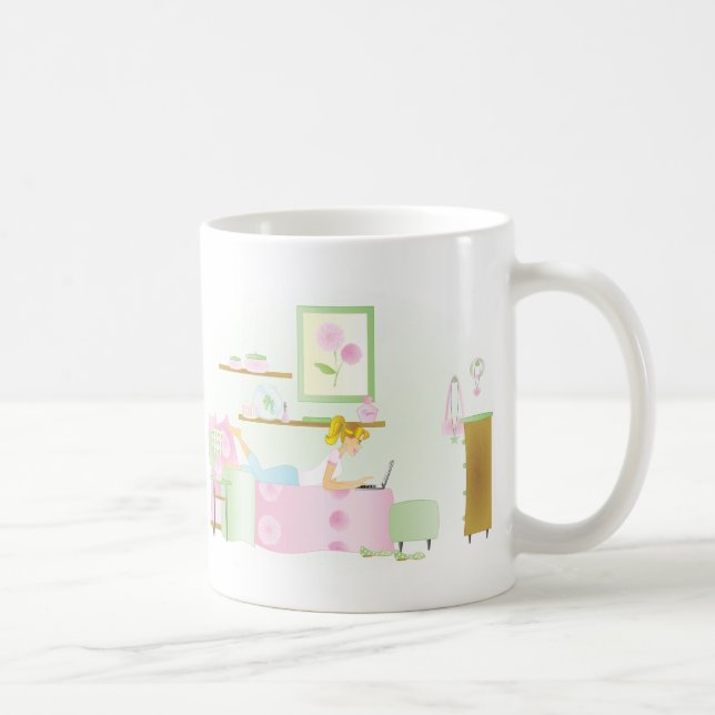Mug Salle de la fille Ado (Droite)
