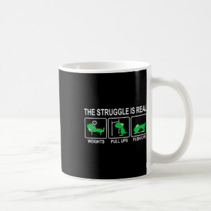 Mug Salle de sport des dinosaures Workout de dinosaure