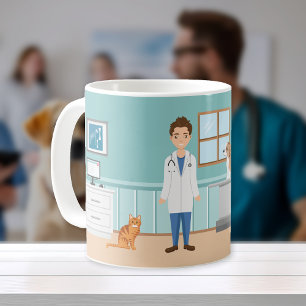 Mug Salle de Vétérinaire Médecin Vétérinaire Animal de