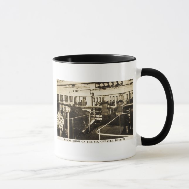 Mug Salle des machines sur S.S. Greater Detroit - (Droite)