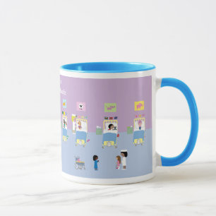 Mug Salle d'hôpital d'enfants personnalisable