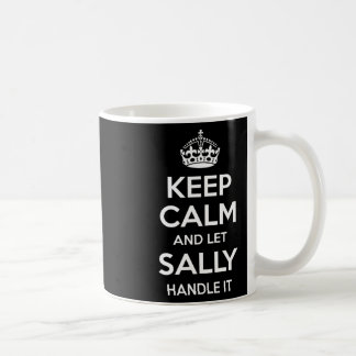 Mug Sally Keep Calm Nom personnalisé Funny Anniversair