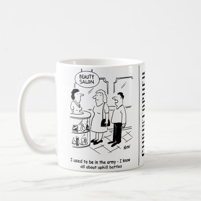 Mug Salon de beauté et combats acharnés (Gauche)
