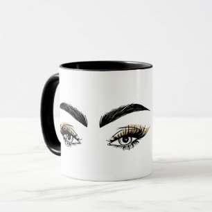 Mug Salon de beauté Pretty Eyes Maquillage Cils