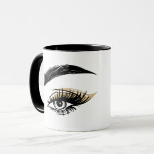 Mug Salon de beauté Pretty Eyes Maquillage Cils