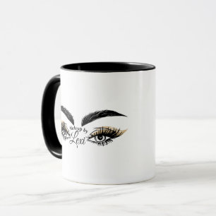Mug Salon de Beauté Pretty Eyes Maquillage Cils Extens