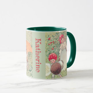 Mug Salon de champignons personnalisé Conte d'eau Elsa