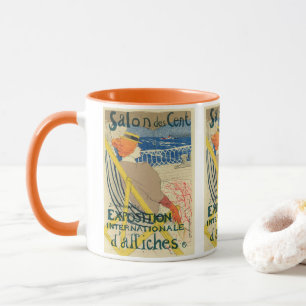 Mug Salon des Cents de Toulouse Lautrec, Art Nouveau