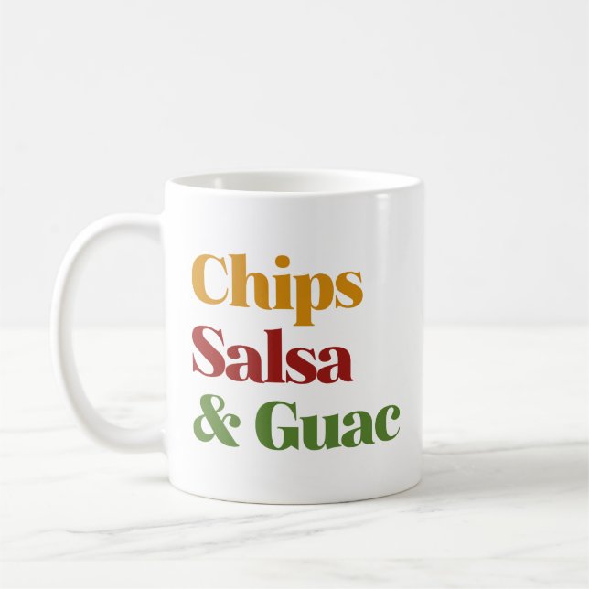 Mug Salsa Chips Et Guac (Gauche)