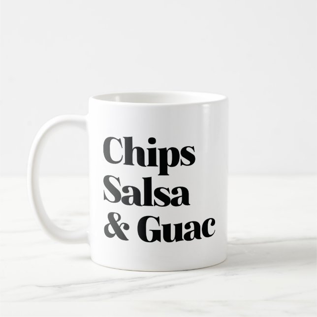 Mug Salsa Chips Et Guac (Gauche)