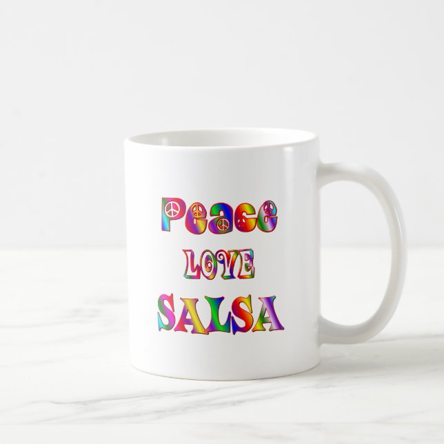 Mug Salsa d'amour de paix (Droite)