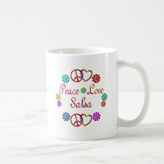 MUG SALSA D'AMOUR DE PAIX (Droite)