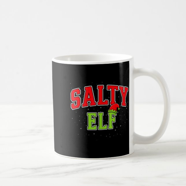 Mug Salty Elf Christmas Family Matching Group Xmas  (Droite)