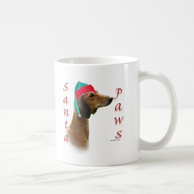 Mug Saluki Père Noël Paws (Droite)