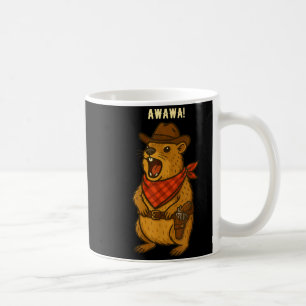Mug Salut Cowboy Rock Hyrax Awawa Western Drôle _2