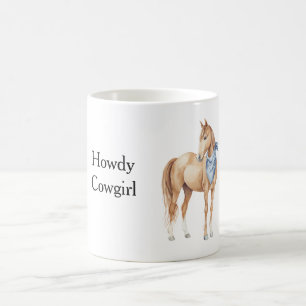 Mug Salut Cowgirl Cheval