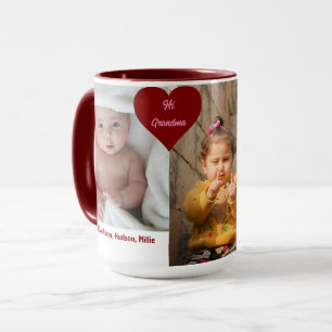 Mug Salut grand-mère Custom Photo de la Fête des Mères